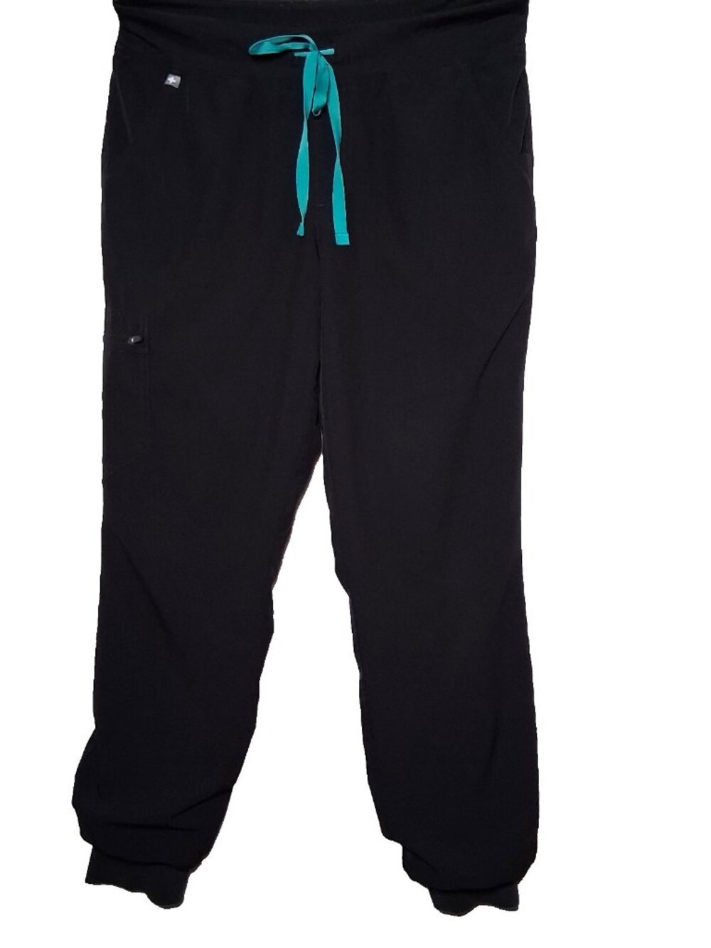 Figs Techinal Collection Scrub Pants Women Medium Black Joggers Workwear
